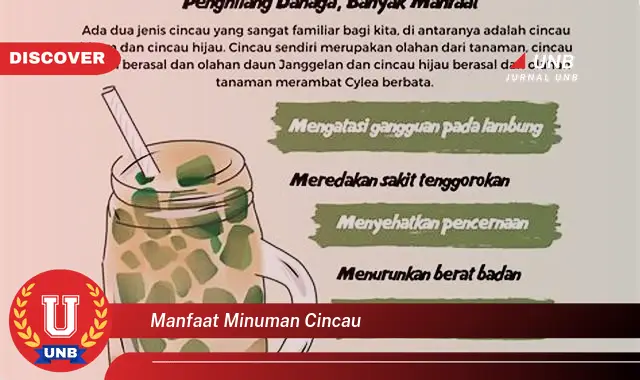 manfaat minuman cincau