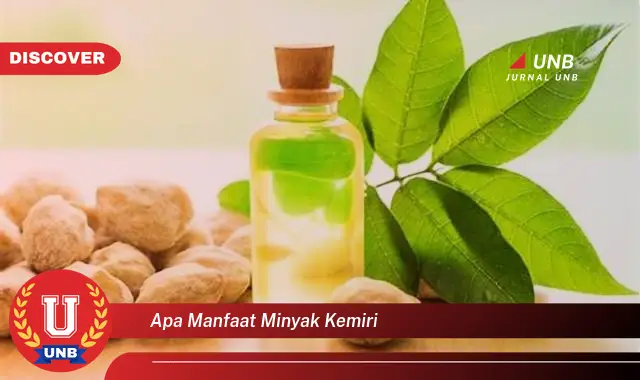 apa manfaat minyak kemiri