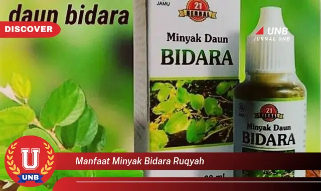 Intip 6 Manfaat Minyak Bidara Ruqyah yang Wajib Kamu Intip