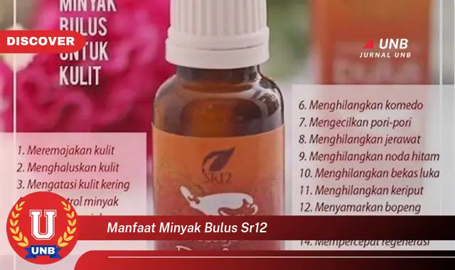 manfaat minyak bulus sr12