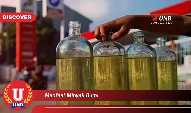 manfaat minyak bumi
