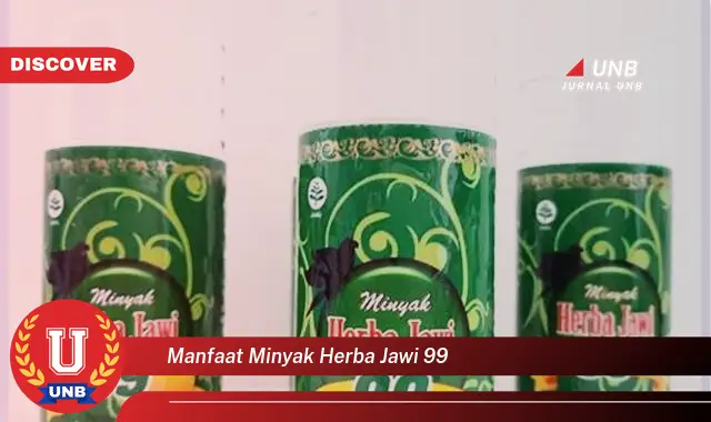 manfaat minyak herba jawi 99