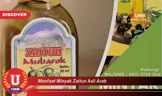 manfaat minyak zaitun asli arab