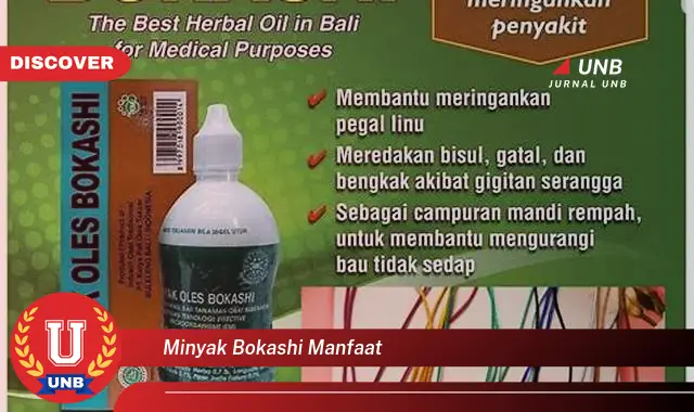 minyak bokashi manfaat