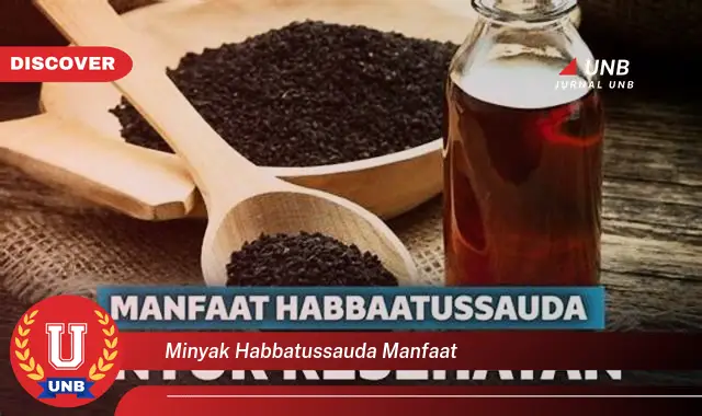 minyak habbatussauda manfaat