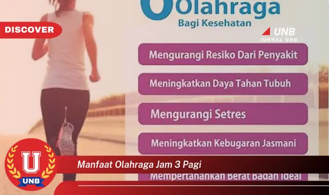 manfaat olahraga jam 3 pagi