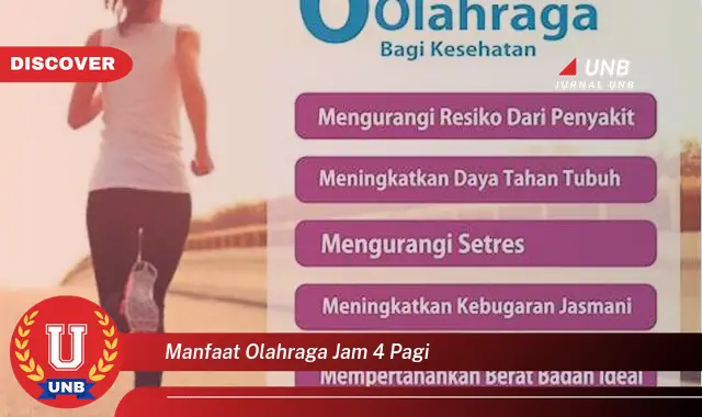 manfaat olahraga jam 4 pagi