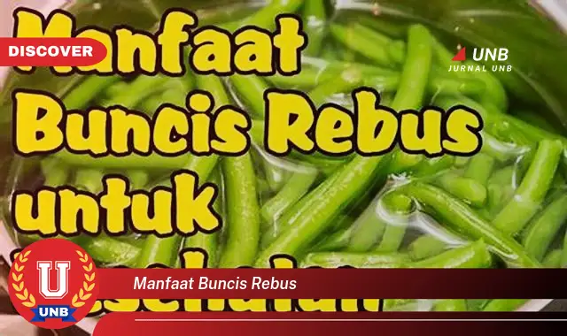 manfaat buncis rebus