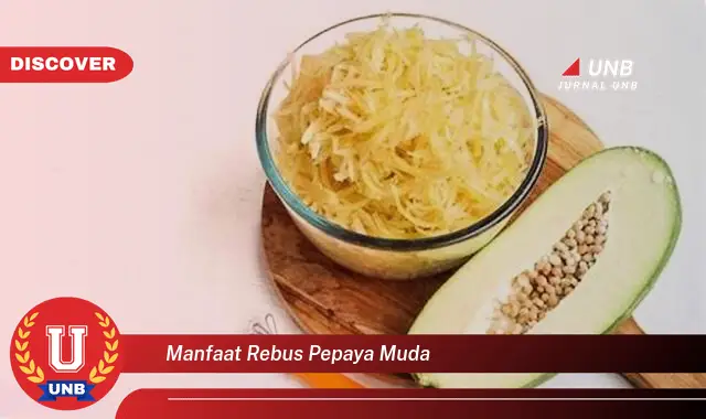 8 Manfaat Rebus Pepaya Muda:  Khasiat Mengejutkan untuk Kesehatan