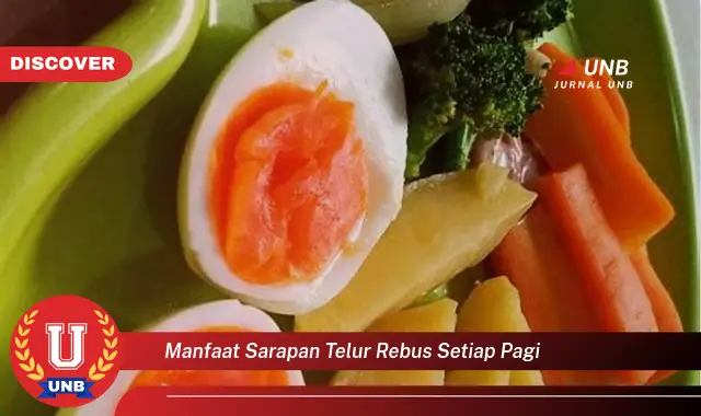 manfaat sarapan telur rebus setiap pagi