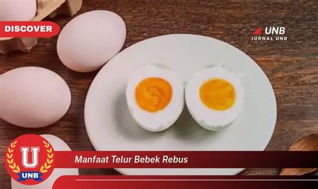 9 Manfaat Telur Bebek Rebus: Kuak Rahasia Kesehatannya