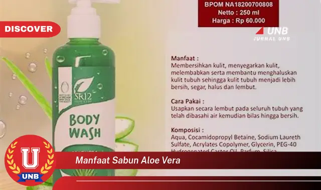 manfaat sabun aloe vera manfaat sabun aloe vera