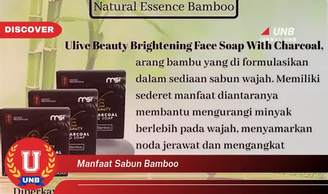 manfaat sabun bamboo