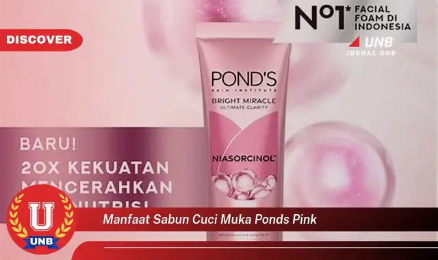 manfaat sabun cuci muka ponds pink