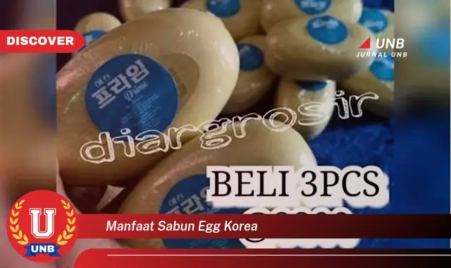 manfaat sabun egg korea