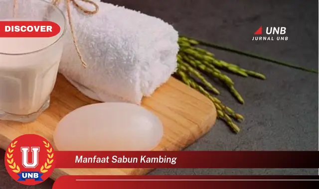 manfaat sabun kambing