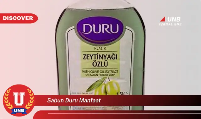 sabun duru manfaat