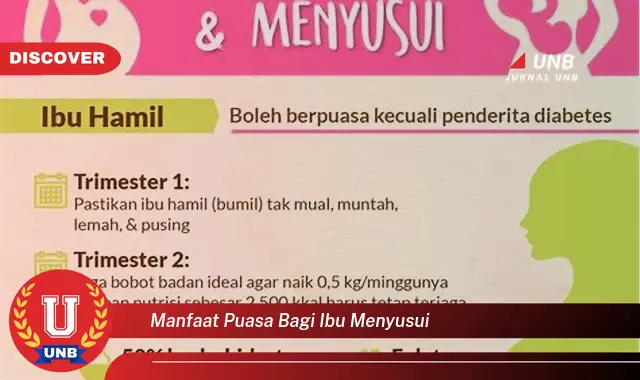 manfaat puasa bagi ibu menyusui