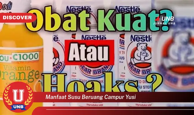 manfaat susu beruang campur yusi