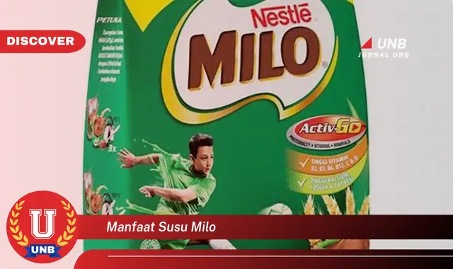 manfaat susu milo