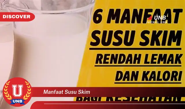 manfaat susu skim