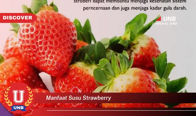 manfaat susu strawberry