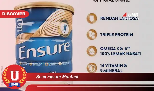 susu ensure manfaat