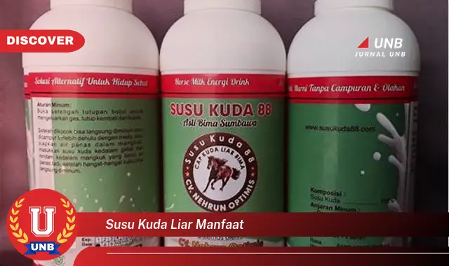 susu kuda liar manfaat