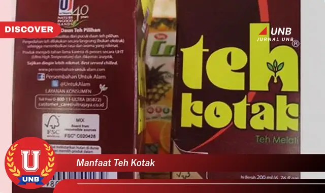 manfaat teh kotak