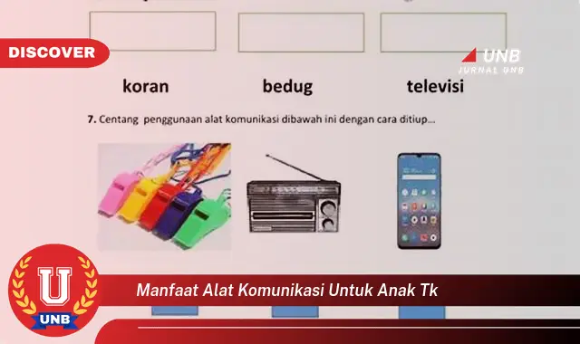 manfaat alat komunikasi untuk anak tk