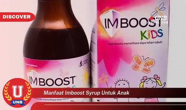 manfaat imboost syrup untuk anak