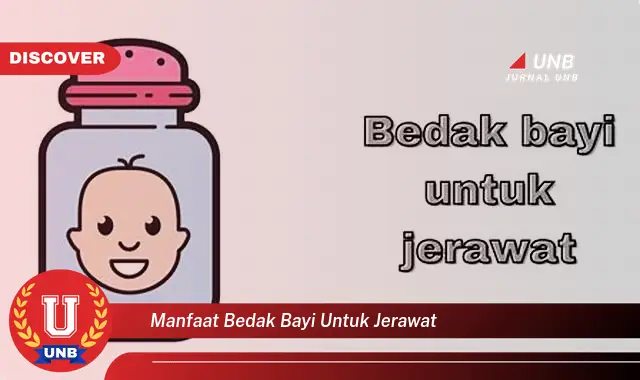 manfaat bedak bayi untuk jerawat