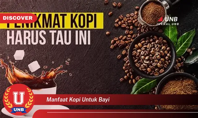 manfaat kopi untuk bayi