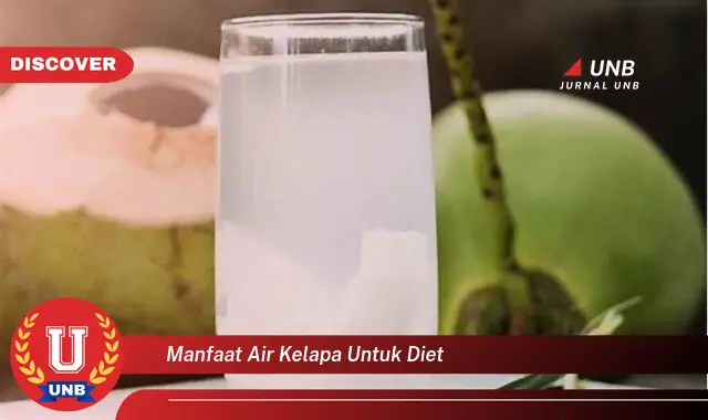 manfaat air kelapa untuk diet