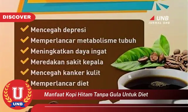 manfaat kopi hitam tanpa gula untuk diet