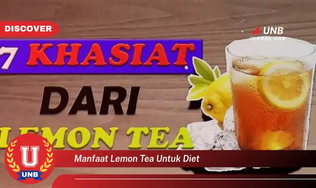 manfaat lemon tea untuk diet