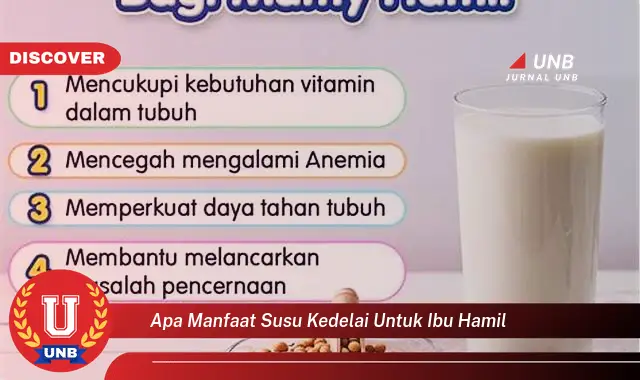 apa manfaat susu kedelai untuk ibu hamil