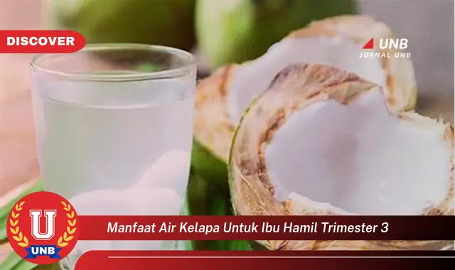 manfaat air kelapa untuk ibu hamil trimester 3