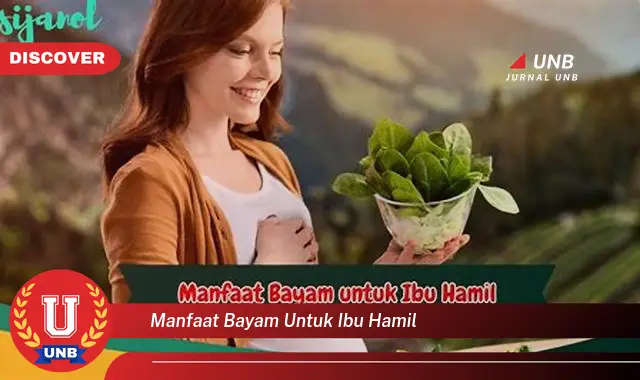 manfaat bayam untuk ibu hamil
