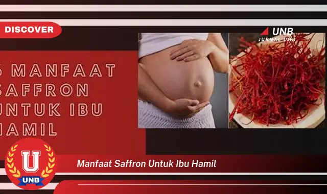 manfaat saffron untuk ibu hamil