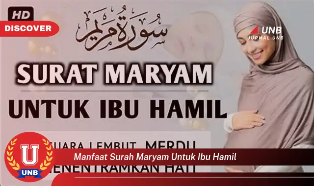 manfaat surah maryam untuk ibu hamil