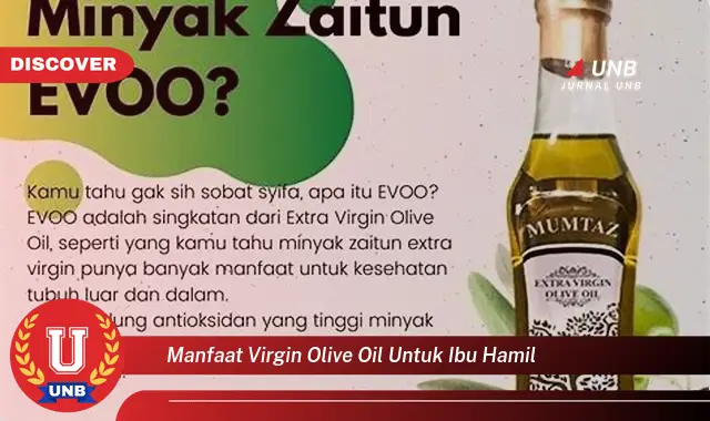 manfaat virgin olive oil untuk ibu hamil