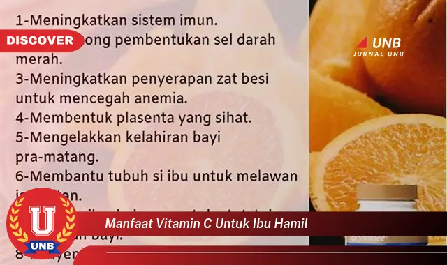 manfaat vitamin c untuk ibu hamil