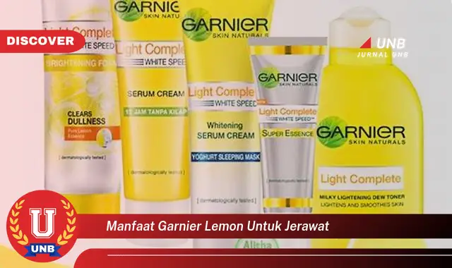 manfaat garnier lemon untuk jerawat