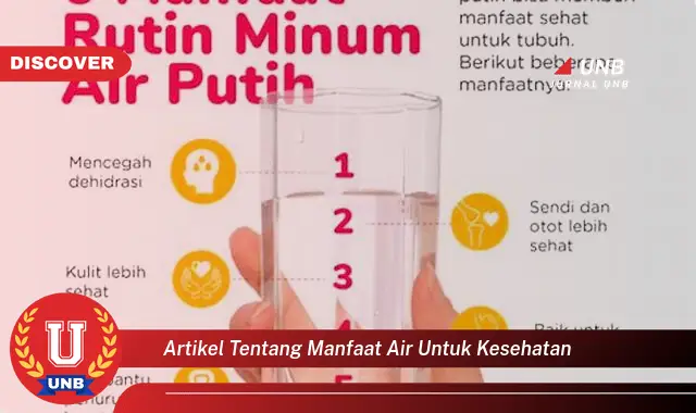 artikel tentang manfaat air untuk kesehatan