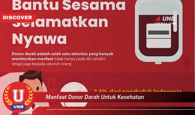 manfaat donor darah untuk kesehatan