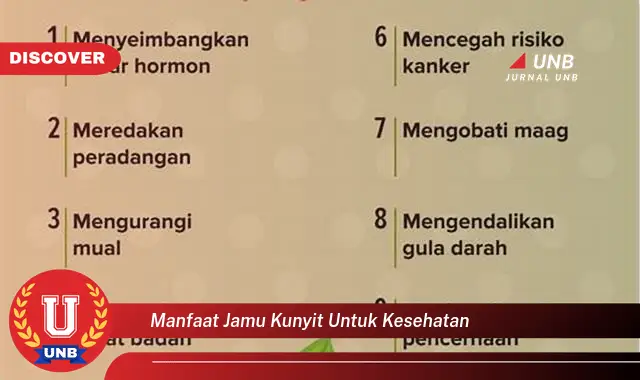 Temukan 6 Manfaat Jamu Kunyit untuk Kesehatan yang Bikin Kamu Penasaran