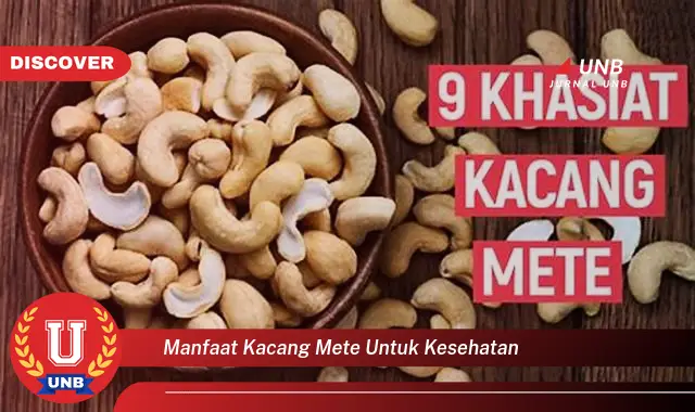 manfaat kacang mete untuk kesehatan