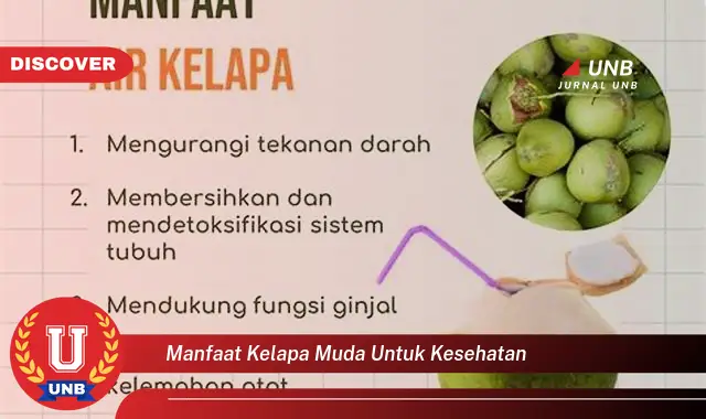 manfaat kelapa muda untuk kesehatan