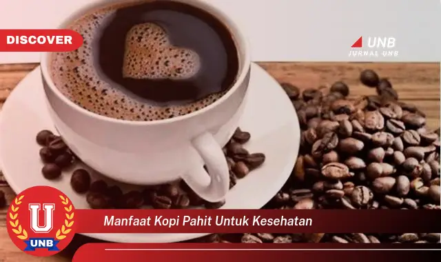 manfaat kopi pahit untuk kesehatan